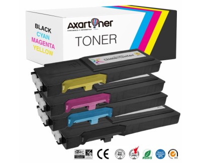 Compatible Pack 4 x Dell C2660 DN / C2665 DNF Cartucho de Toner