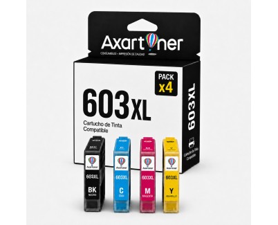 Compatible Pack x4 Epson 603XL Cartuchos de Tinta