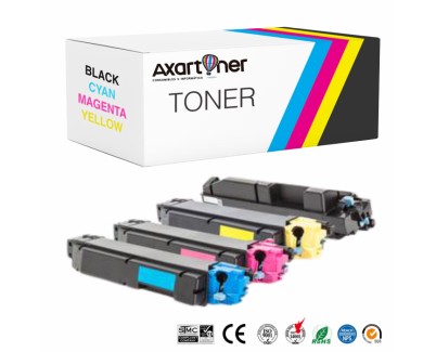 Compatible Pack 4 x Kyocera TK5140 Cartuchos de Toner para Kyocera Ecosys M6030, M6530, P6130