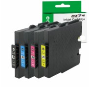 Compatible Pack x4 Ricoh GC31 Cartuchos de tinta Pigmentada