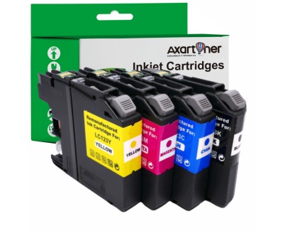 Compatible Pack x 4 Brother LC123XL / LC121XL Cartuchos de Tinta LC-123 / LC-121