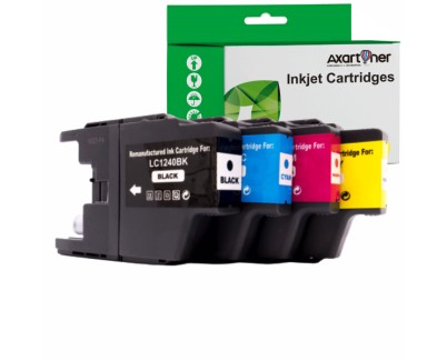 Compatible Pack 4 x BROTHER LC1220XL / LC1240XL Cartuchos de Tinta