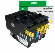 Compatible Pack x4 BROTHER LC3235XL / LC3233 Cartuchos de Tinta Pigmentada para Brother DCP-J1100DW / MFC-J1300DW
