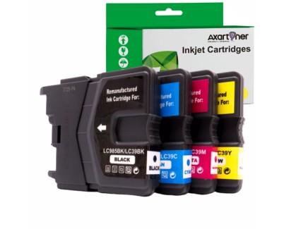 Compatible Pack x4 Brother LC-985XL Cartuchos de Tinta LC985