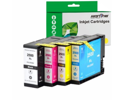 Compatible Pack x 4 Canon PGI2500XL / PGI-2500 Cartuchos de Tinta