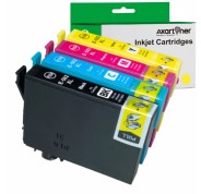 Compatible Pack 4 x EPSON 502XL Cartuchos de Tinta para XP5100, X5105, XP5115, XP5150, XP5155, WF2860, WF2865, WF2880, WF2885