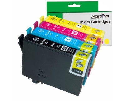 Compatible Pack 4 x EPSON 502XL Cartuchos de Tinta para XP5100, X5105, XP5115, XP5150, XP5155, WF2860, WF2865, WF2880, WF2885