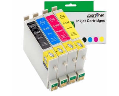 Compatible Pack 4 x Tinta Epson T0551/2/3/4