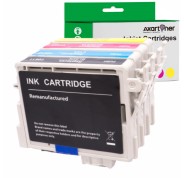 Compatible Pack x 4 Epson T0611 - T0612 - T0613 - T0614 Cartuchos de Tinta