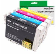 Compatible Pack x 4 Epson T1281 / T1282 / T1283 / T1284 Cartuchos de Tinta