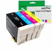 Compatible Pack x4 Epson T1301 / T1302 / T1303 / T1304 Cartuchos de Tinta