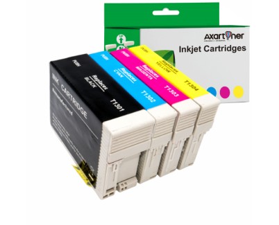 Compatible Pack x4 Epson T1301 / T1302 / T1303 / T1304 Cartuchos de Tinta