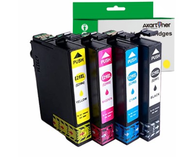 Compatible Pack x4 Epson T2991 / T2992 / T2993 / T2994 - 29XL Cartuchos de Tinta