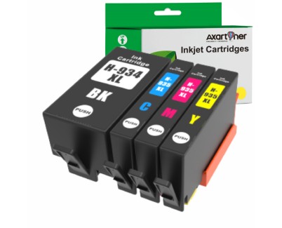 Compatible Pack x 4 HP 934XL / HP 935XL Cartuchos de Tinta