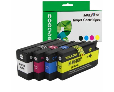 Compatible Pack x4 HP 950XL / HP 951XL Cartuchos de Tinta