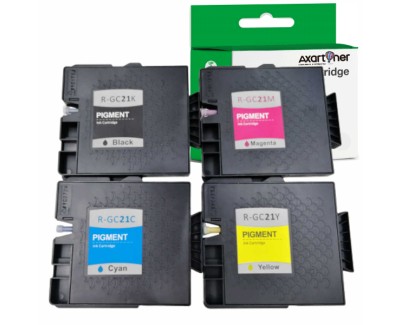 Compatible Pack 4 x Tinta RICOH GC-21