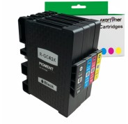 Compatible Pack x 4 Ricoh GC41 Cartuchos de Tinta Pigmentada