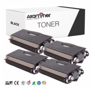 Compatible Pack 4 x Toner BROTHER TN-3170 / TN-3130 Negro TN3170 / TN3130