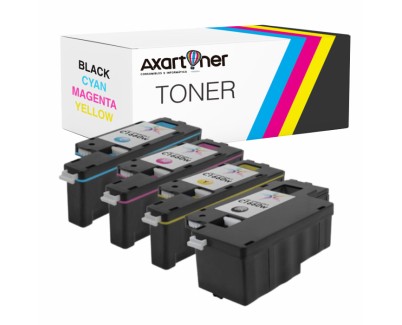 Compatible Pack x4 Dell C1660W Cartuchos de Toner