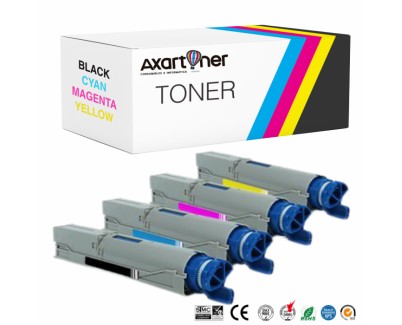 Compatible Pack 4 x Toner OKI C3300 / C3400 / C3450 / C3600