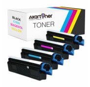 Compatible Pack x 4 OKI C5100 / C5200 / C5400 / C5250 / C5450 / C3100 / C3200 Cartuchos de Toner