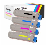 Compatible Pack x4 OKI C822 Cartuchos de Toner