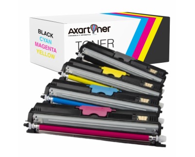 Compatible Pack x 4 OKI C110, C130, MC160 Cartuchos de Toner