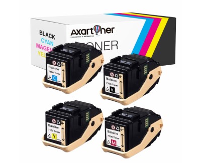 Compatible Pack x4 Compatible Xerox Phaser 7100 Cartuchos de Toner