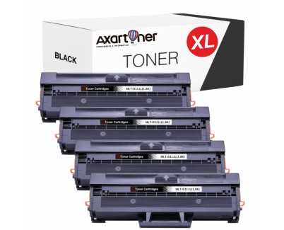 Compatible Pack x4 Samsung MLT-D111L Negro Cartucho de Toner SU799A