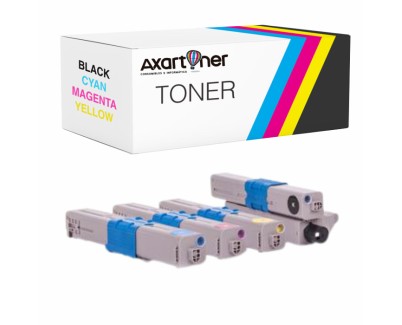 Compatible Pack x4 OKI Executive ES3451 MFP, ES5430DN, ES5461 MFP Cartuchos de Toner