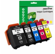 Compatible Pack x5 Epson 202XL Cartuchos de tinta para XP6000, XP6005, XP6100, XP6105