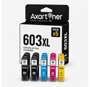 Compatible Pack 5 x Epson 603XL Cartuchos de Tinta