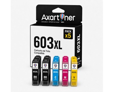 Compatible Pack 5 x Epson 603XL Cartuchos de Tinta