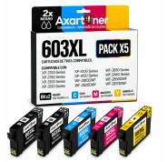 Compatible Pack 5 x Epson 603XL Cartuchos de Tinta