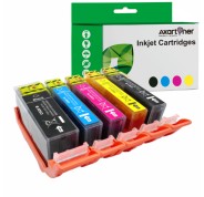 Compatible Pack x 5 Canon PGI520 / CLI521 Cartuchos de Tinta PGI-520 / CLI-521