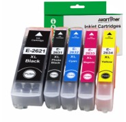 Compatible Pack 5 x Tinta EPSON T2621 / T2631 / T2632 / T2633 / T2634 - 26XL