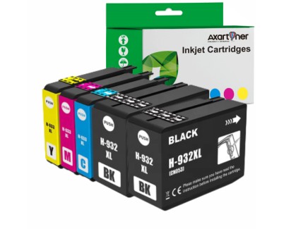 Compatible Pack 5 x Tinta HP 932XL / 933XL