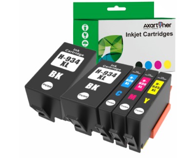 Compatible Pack x 5 HP 934XL / HP 935XL Cartuchos de Tinta