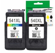 Compatible Pack Canon PG540XL Negro (1 ud.) + CL541XL Tricolor (1 ud.) Cartuchos de Tinta - Muestra Nivel de Tinta PG540 / CL541