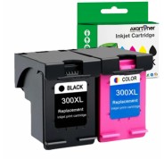 Compatible Pack HP 300XL (Negro 1ud. + TRICOLOR 1 ud.) Cartuchos de Tinta CC641EE / CC644EE