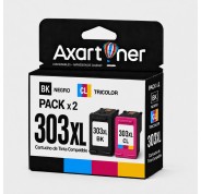 Compatible Pack HP 303XL (Negro 1 ud. + Tricolor 1 ud.) 3YN10AE Cartuchos de Tinta