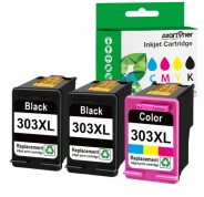 Compatible Pack HP 303XL (Negro 2 ud. + Color 1 ud.) 3YN10AE Cartuchos de Tinta