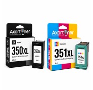 Compatible Pack HP 350XL Negro (1 ud.) + HP 351XL Color (1 ud.) Cartuchos de Tinta CB336EE / CB338EE