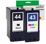 Compatible Pack Lexmark 44XL Negro + 43XL Tricolor Cartuchos de Tinta