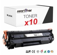 Compatible Pack x 10 Canon 728 Negro Cartucho de Toner 3500B002 CRG-728