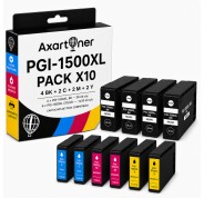Compatible Pack x 10 Canon PGI-1500XL / PIG1500 Cartuchos de Tinta