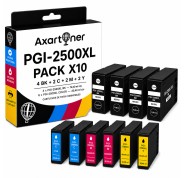 Compatible Pack x 10 Canon PGI2500XL / PGI-2500 Cartuchos de Tinta