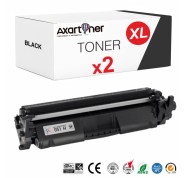 Compatible Pack x 2 Canon 051H Negro Cartucho de Toner 2169C001 para Canon LBP160, LBP162, MF260, MF264, MF267, MF269