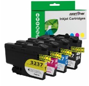 Compatible Pack x 4 Brother LC3237 Cartuchos de Tinta Pigmentada LC-3237