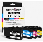 Compatible Pack x 4 Brother LC3237 Cartuchos de Tinta Pigmentada LC-3237 para HL-J6000DW HL-J6100DW MFC-J5945DW MFC-J6945DW MFC-J6947DW